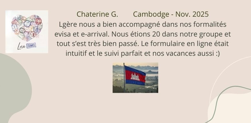 Pour éviter les erreurs, étant un groupe de 15 personnes, nous avons choisi l’assistance lgère et nous avons été bien accompagné sur nos E-visas. Nous mettons 5 étoiles sur la réactivité et la communication. - 1